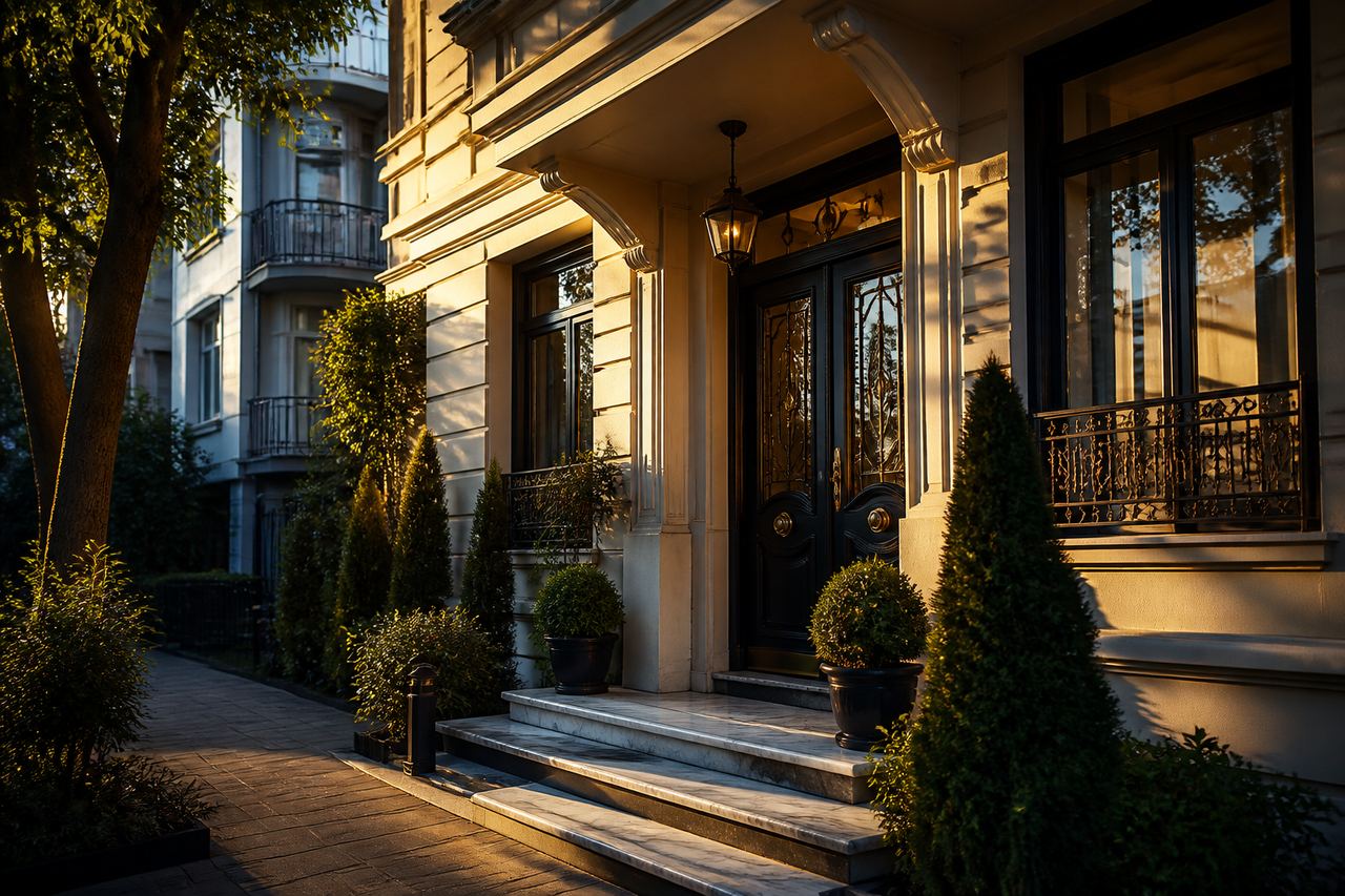 Kadıköy modern konut girişi